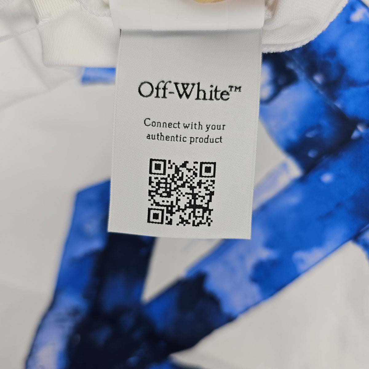 OFF-WHITE White Cotton Men's T-shirt New & Authentic