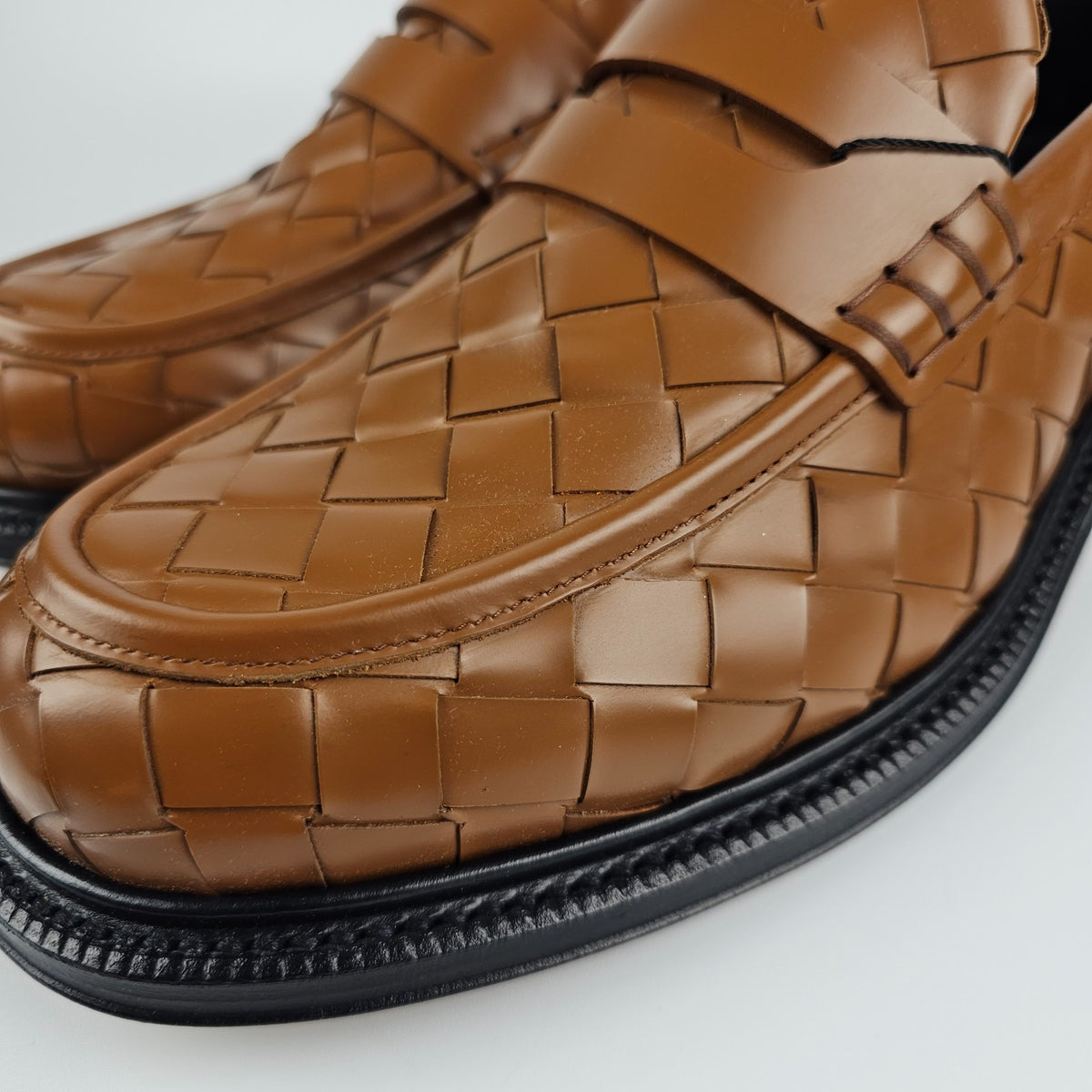 BOTTEGA VENETA James $1700 Brown Loafers New & Authentic