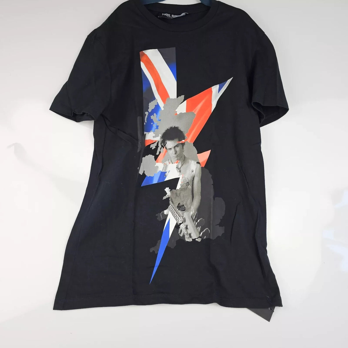 Neil Barrett Black Sid Vicious T-shirt New Size XXS