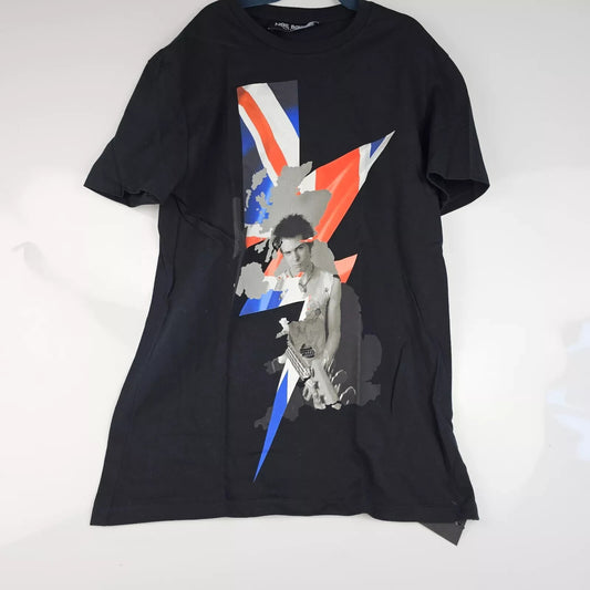 Neil Barrett Black Sid Vicious T-shirt New Size XXS