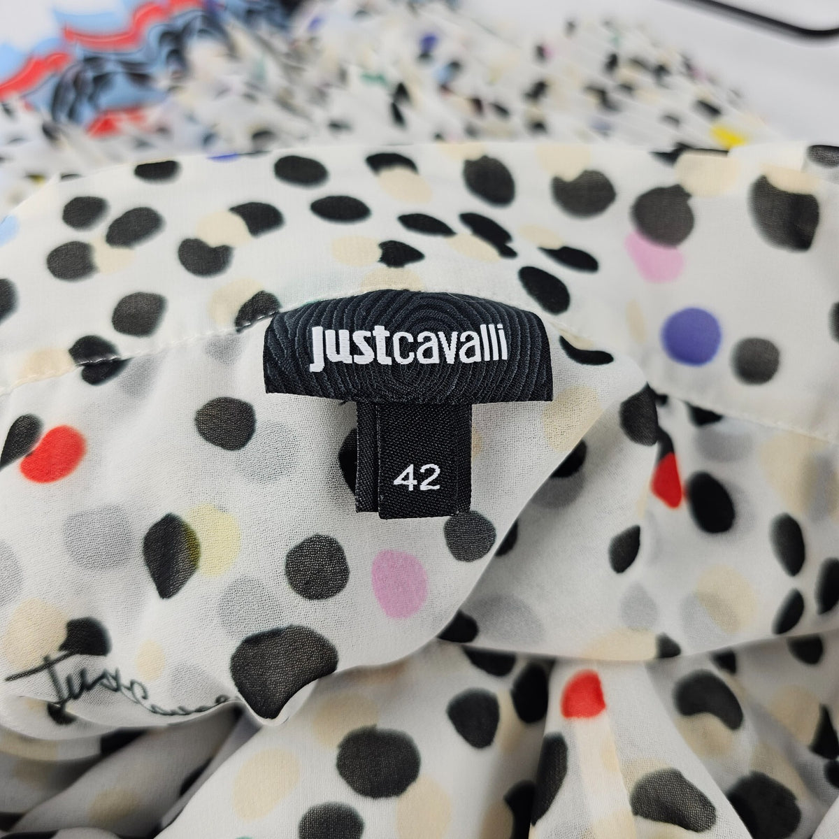 Just Cavalli Chiffon Dress Size IT42 New