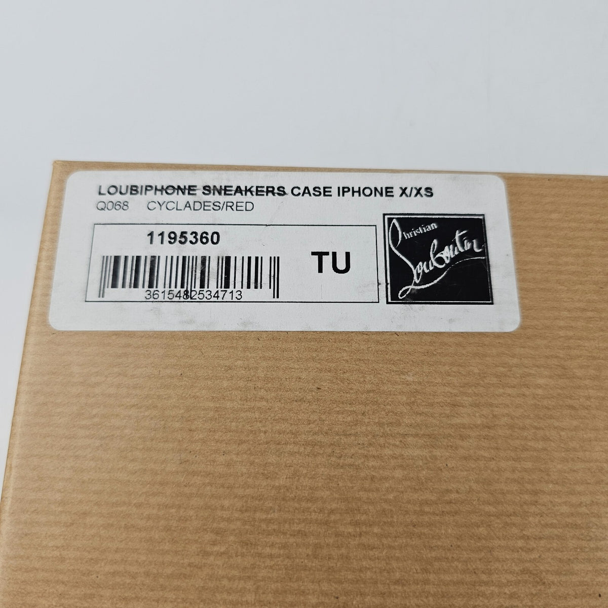 CHRISTIAN LOUBOUTIN Iphone X/XS Blue Case new in box