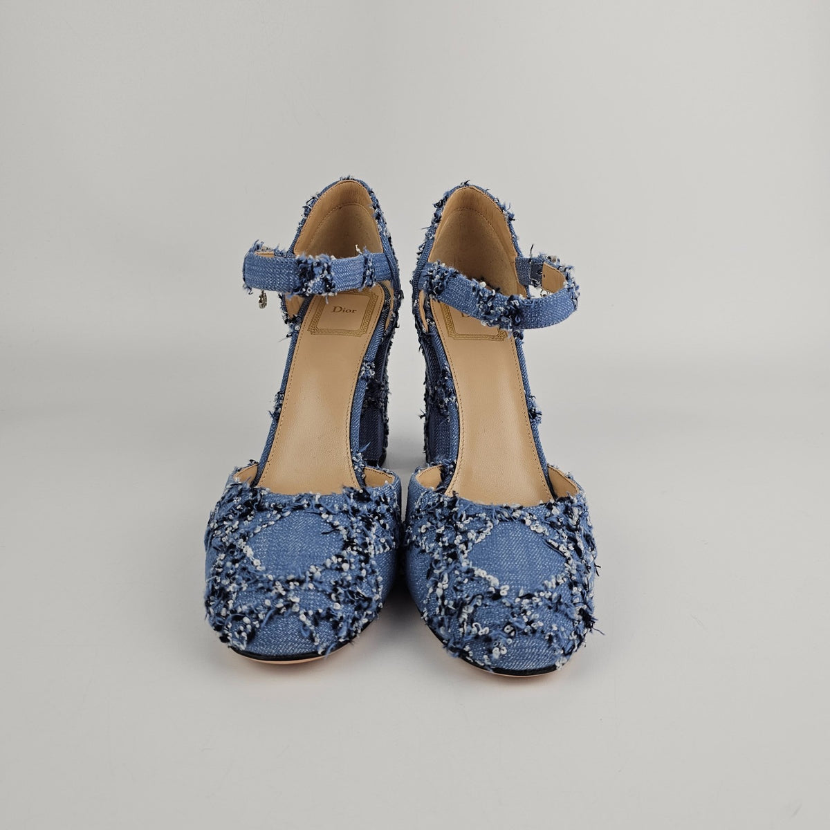 DIOR $1190 Day Blue White Pumps New & Authentic