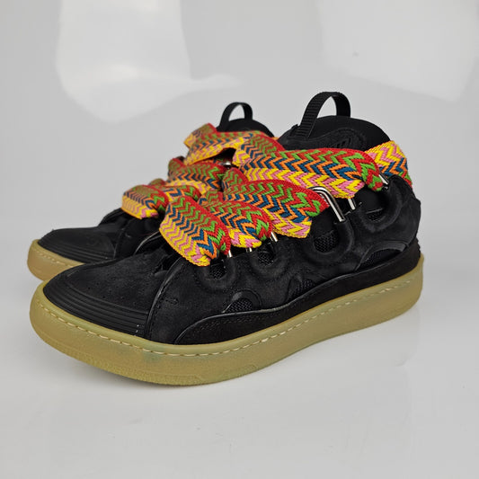 LANVIN Curb Men's Black Sneakers New