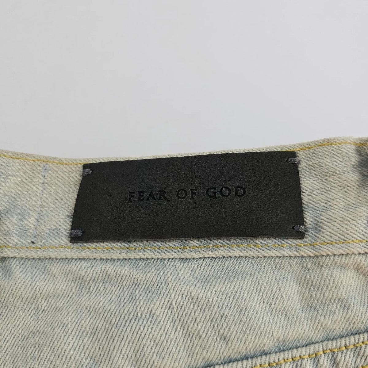Fear Of God Vintage Selvedge Light Blue Denim Jeans New Size US 28