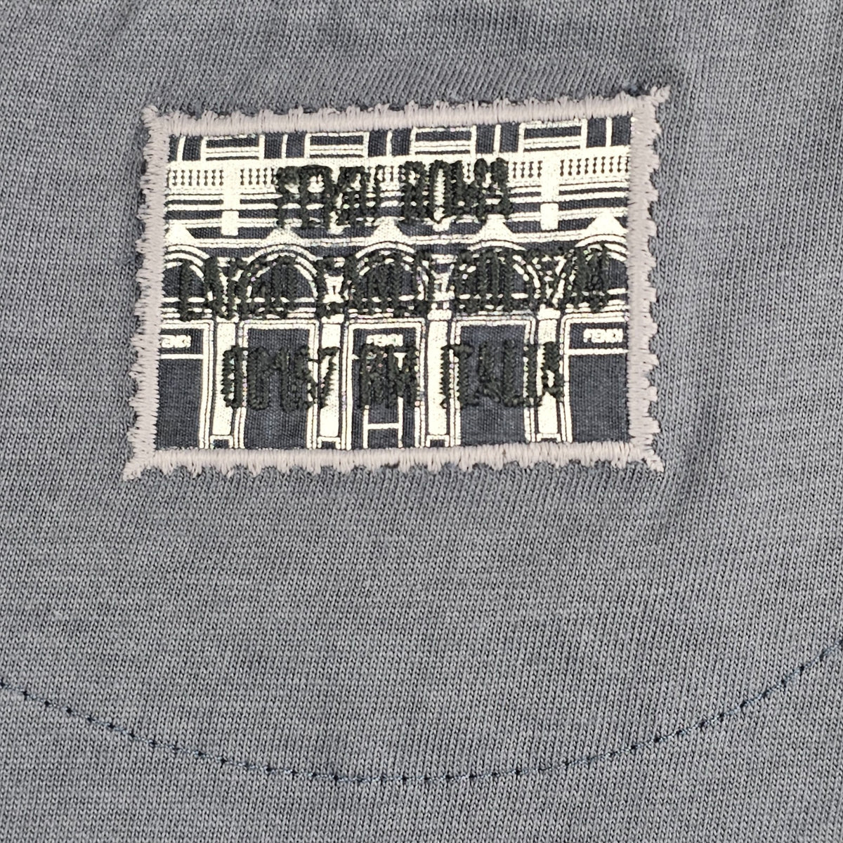 FENDI $790 Blue Cotton T-shirt New & Authentic