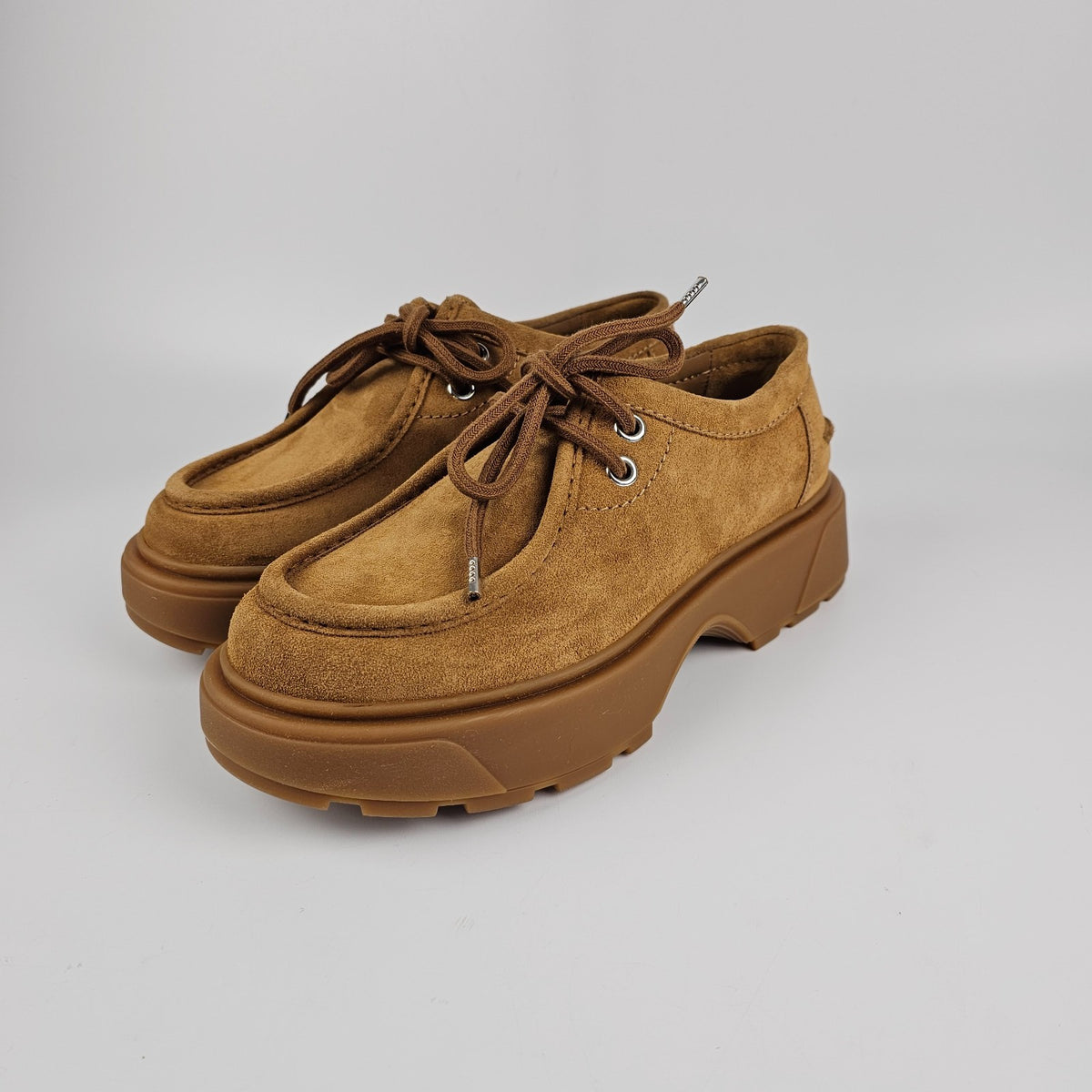 ALEXANDER MCQUEEN $890 Men's Rover Tan Suede Shoes New