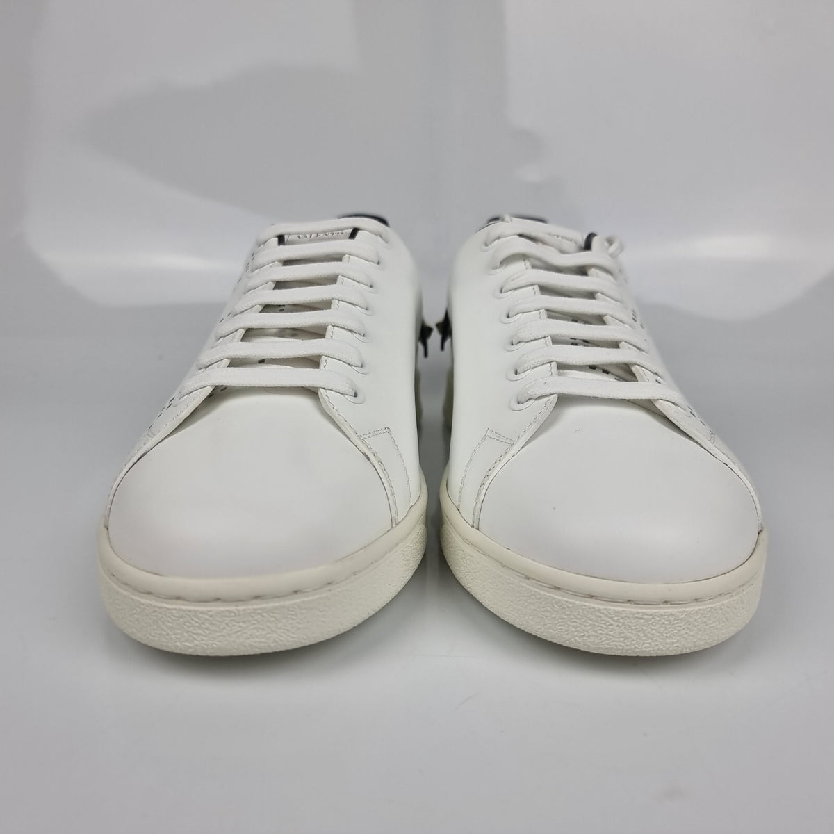 VALENTINO GARAVANI Backnet Men's White And Black Sneakers New Size 42 US 9