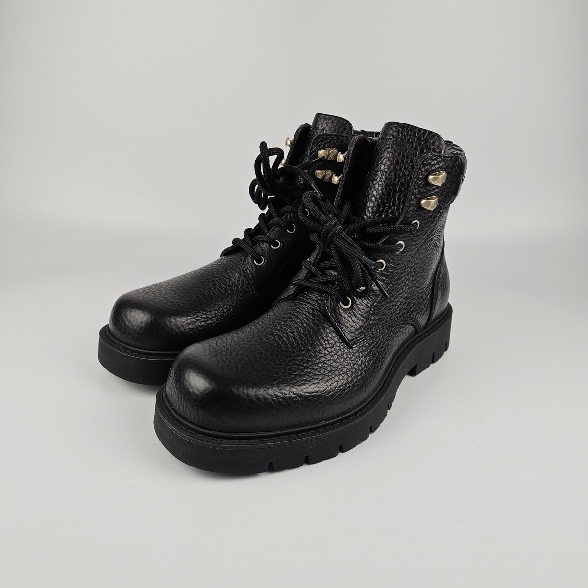 BOTTEGA VENETA Haddock Black Leather Shoes New & Authentic
