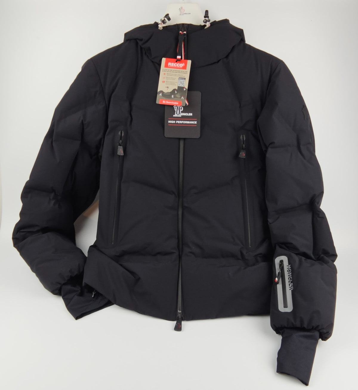 MONCLER GRENOBLE Angren $3030 Men's Black Ski Jacket New