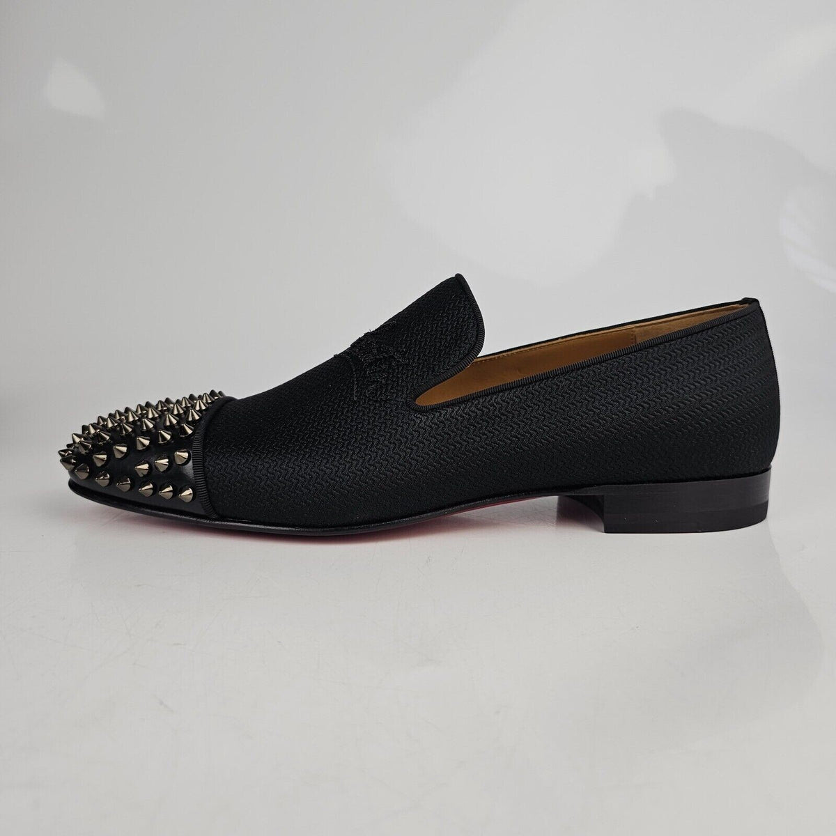 CHRISTIAN LOUBOUTIN Spooky Black Loafers New Size 41 US 8