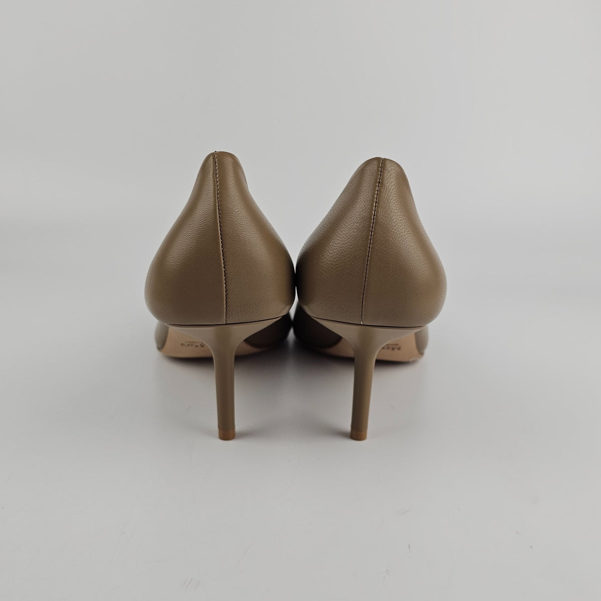 MAX MARA Beige Leather Heeled Pumps New & Authentic
