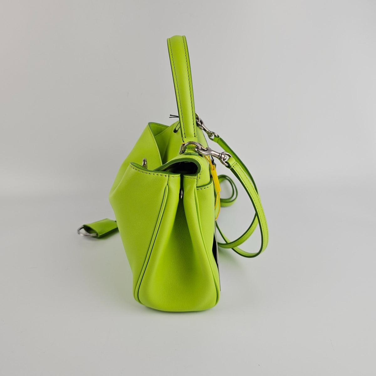 BALENCIAGA Rodeo Mini $2990 Granny Green Leather Handbag New And Authentic