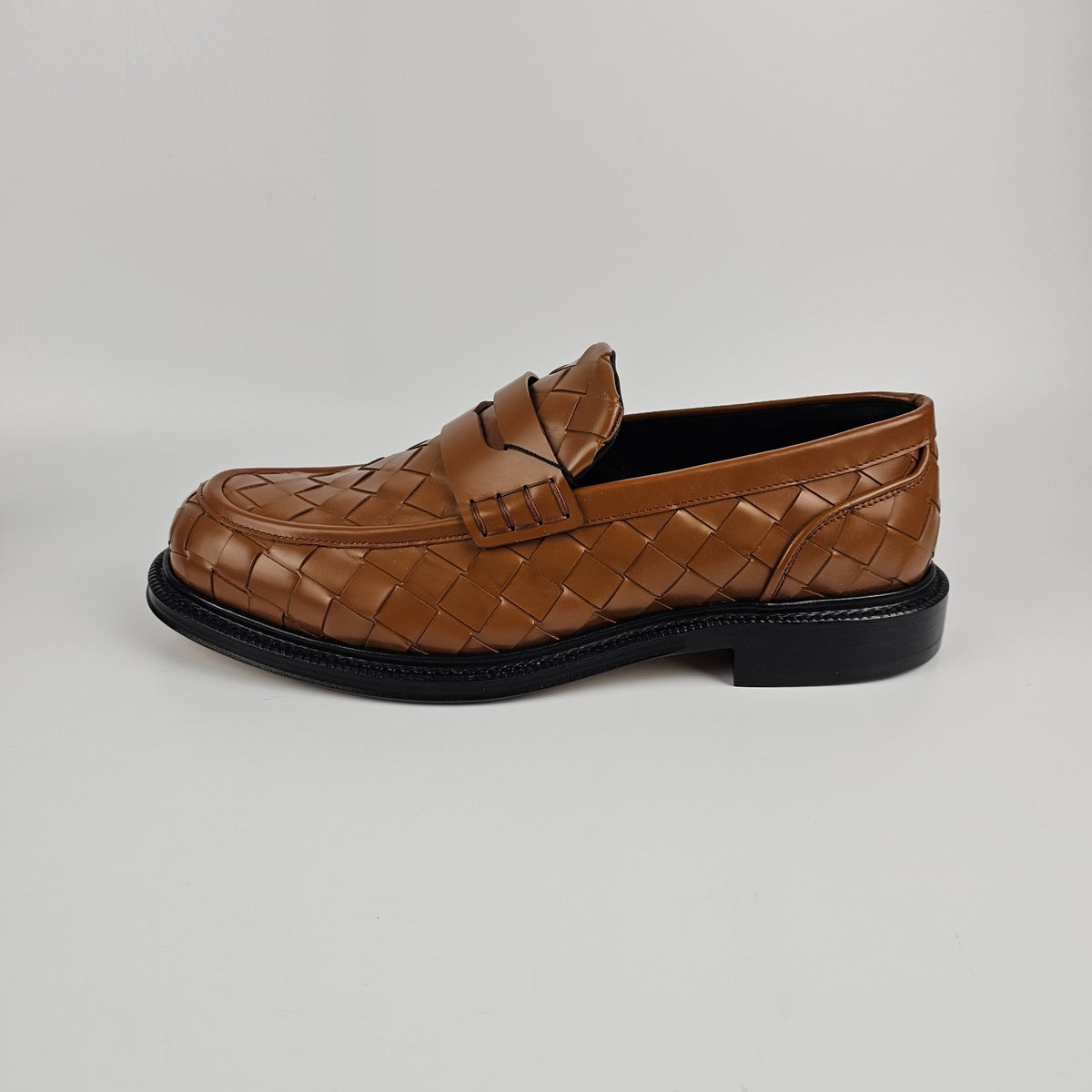 BOTTEGA VENETA James $1700 Brown Loafers New & Authentic