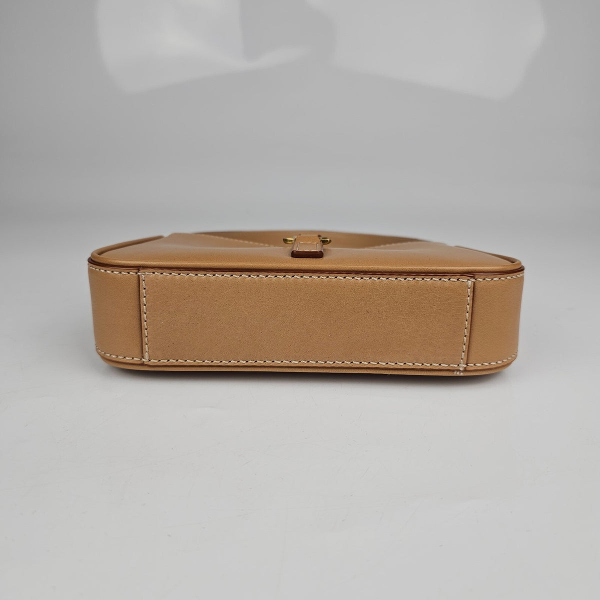 SAINT LAURENT Mini Le 5 A 7 Vintage Brown Leather Hobo Bag New