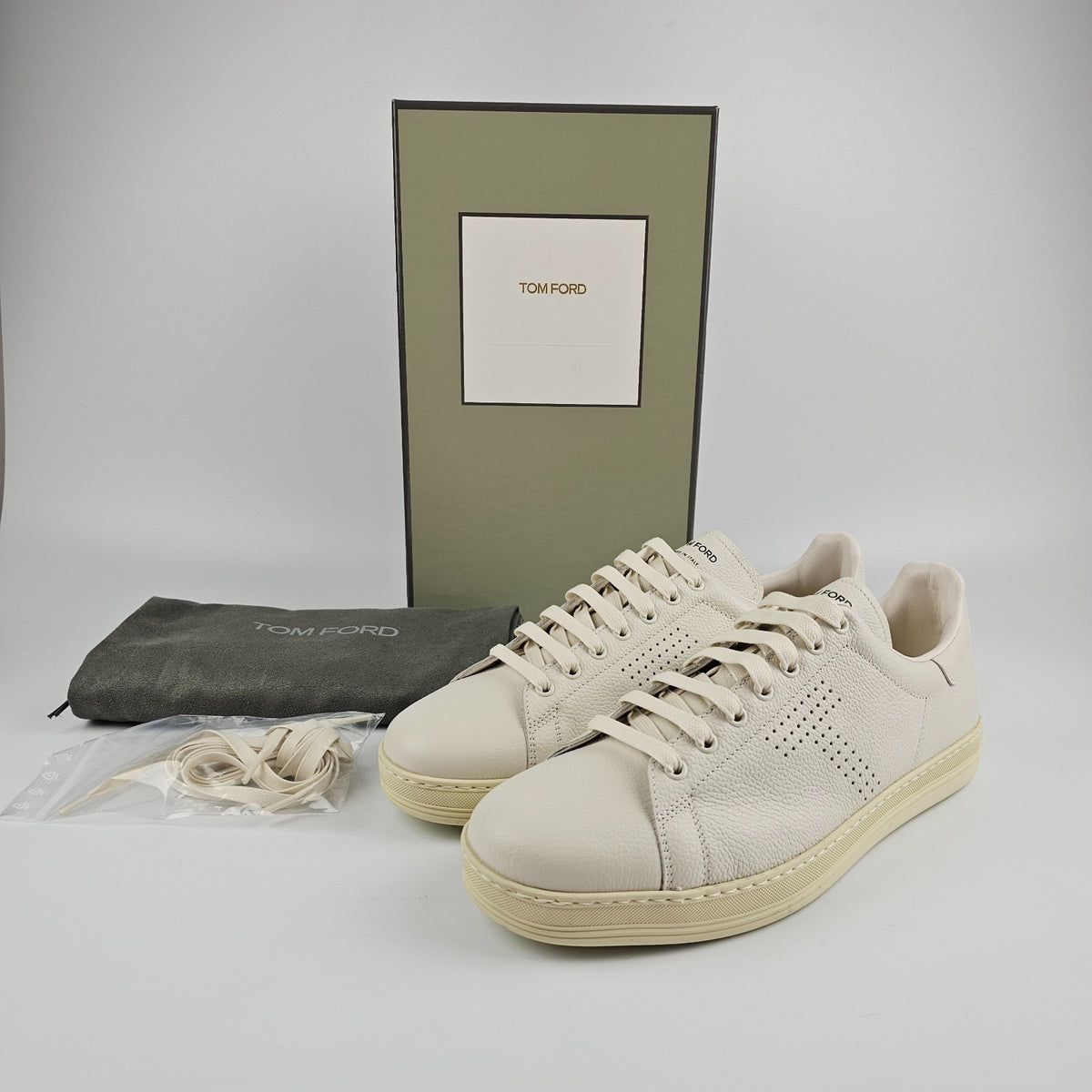 TOM FORD White Warwick sneakers New