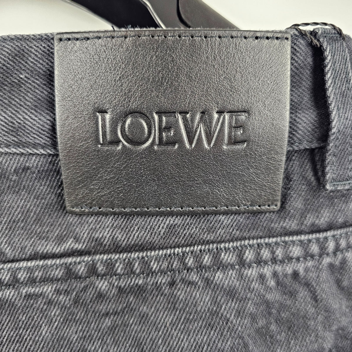 LOEWE Baggy Black Cotton Jeans New & Authentic