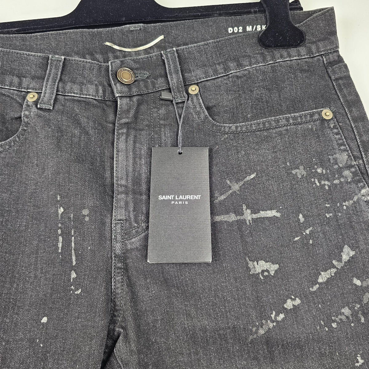 SAINT LAURENT Black Jeans Size 29 New