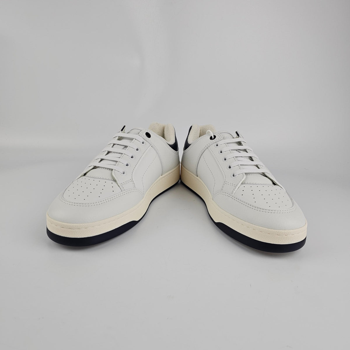 SAINT LAURENT SL/61 White/Black Sneakers New & Authentic