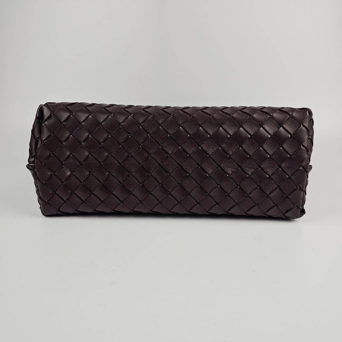 BOTTEGA VENETA Andiamo Medium $5700 Dark Barolo Leather Top Handle Bag New