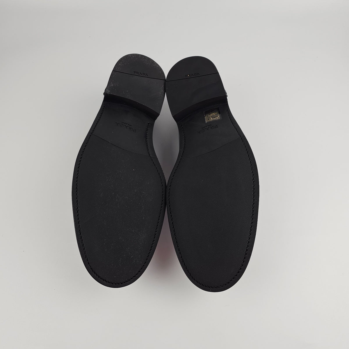 PRADA Black Patent Leather Loafers New & Authentic