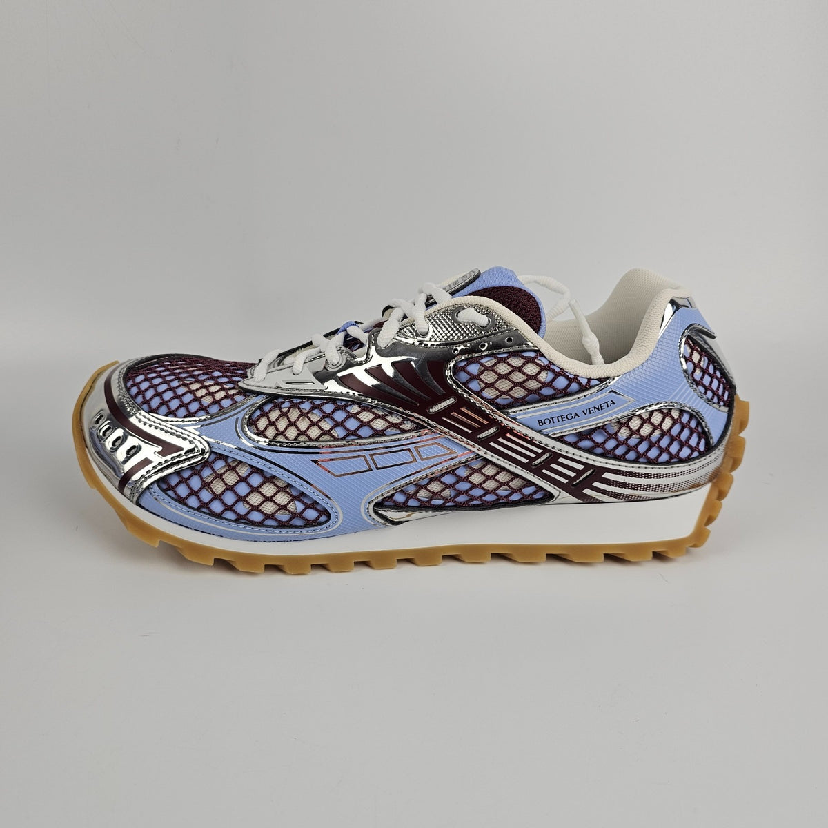 BOTTEGA VENETA Orbit Men's Barolo/Blue Sneakers New