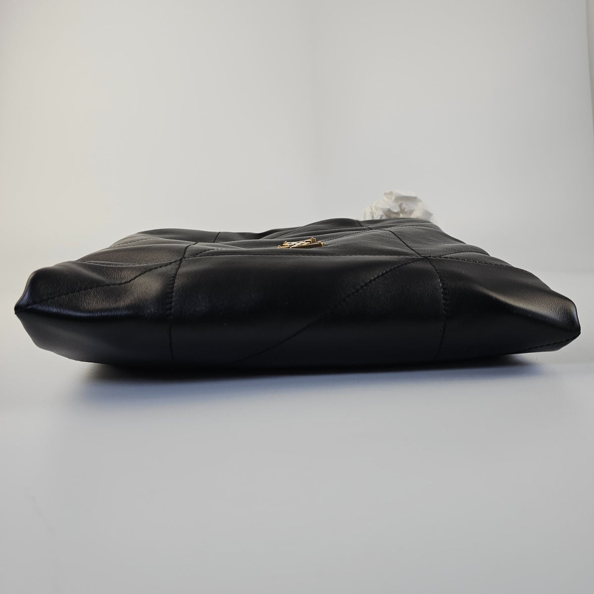 SAINT LAURENT Jamie 4.3 Pochon Black Leather Shoulder Bag New/Authentic