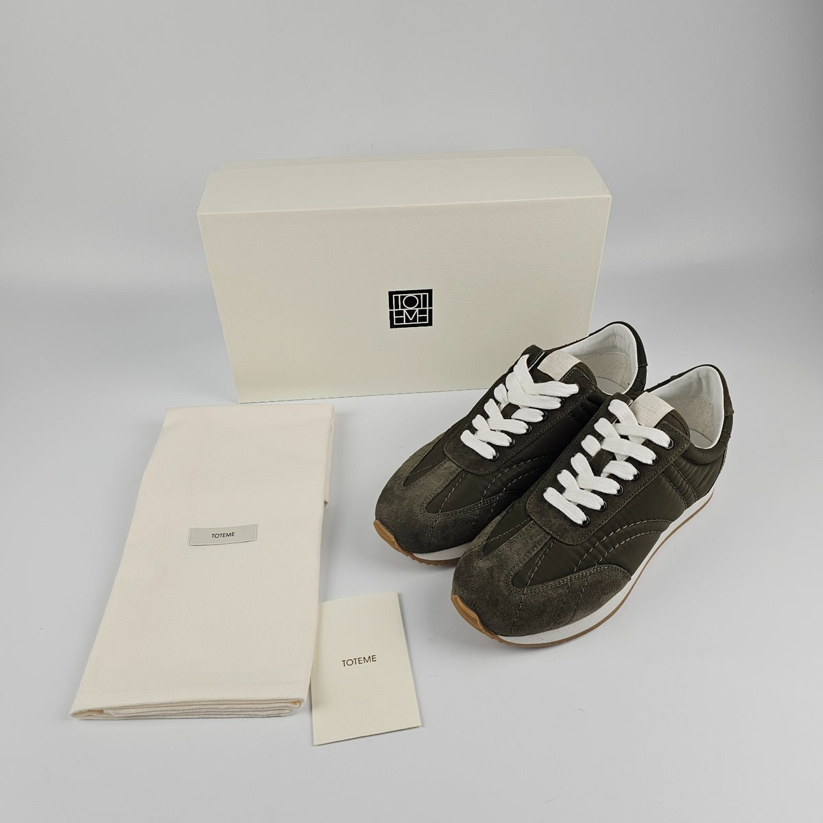 TOTEME Brown Sport Sneakers New