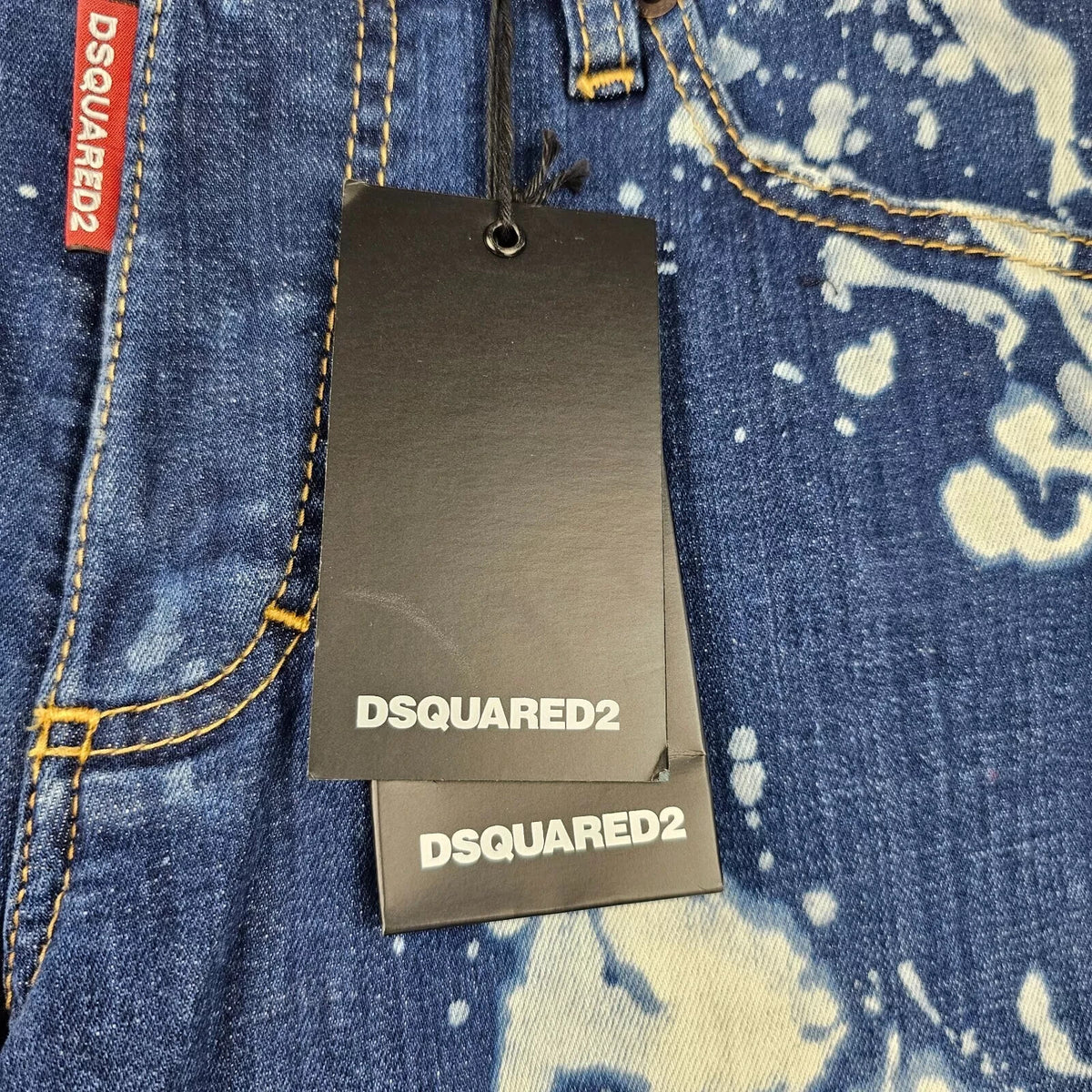 DSQUARED2 Women's Blue/White Dyed Tomboy Jeans New IT 38
