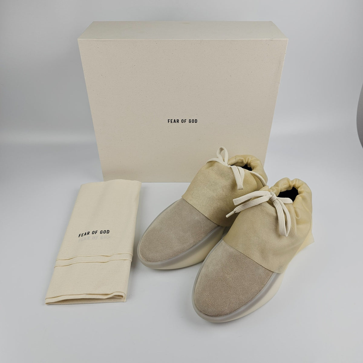 FEAR OF GOD Moc Runner Beige Sneakers New & Authentic