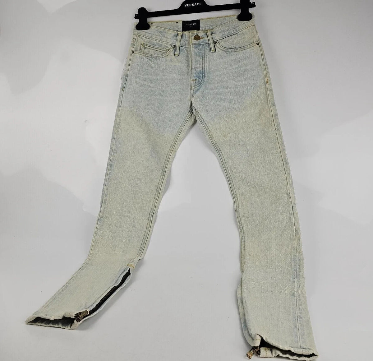 Fear Of God Vintage Selvedge Light Blue Denim Jeans New Size US 29