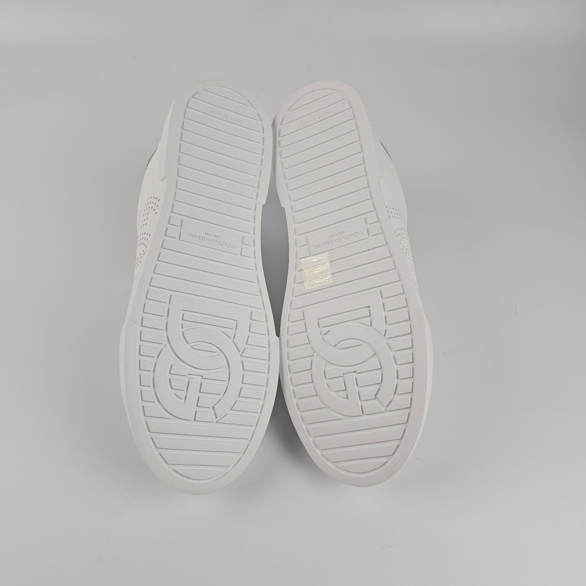 Dolce&Gabbana Portofino $745 Women's White Leather Sneakers New And Authentic