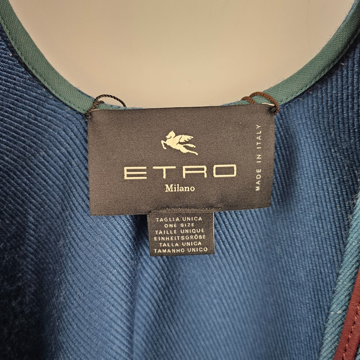 ETRO Multicolor Wool Cape