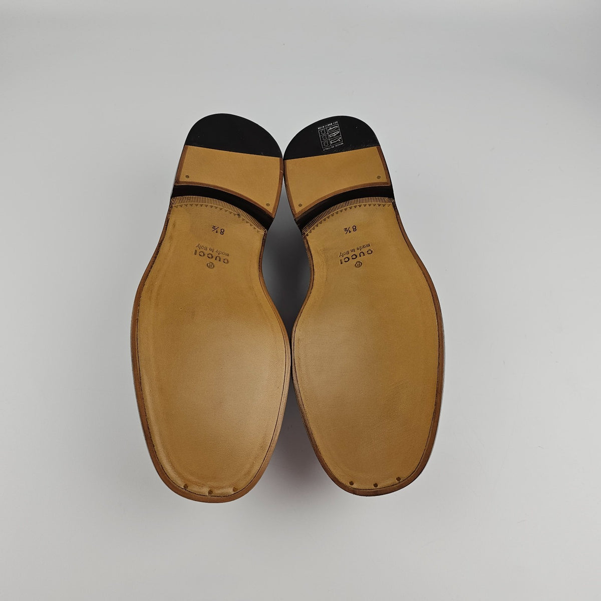 GUCCI Men's Brown Leather With Horsebit Loafers New & Authentic