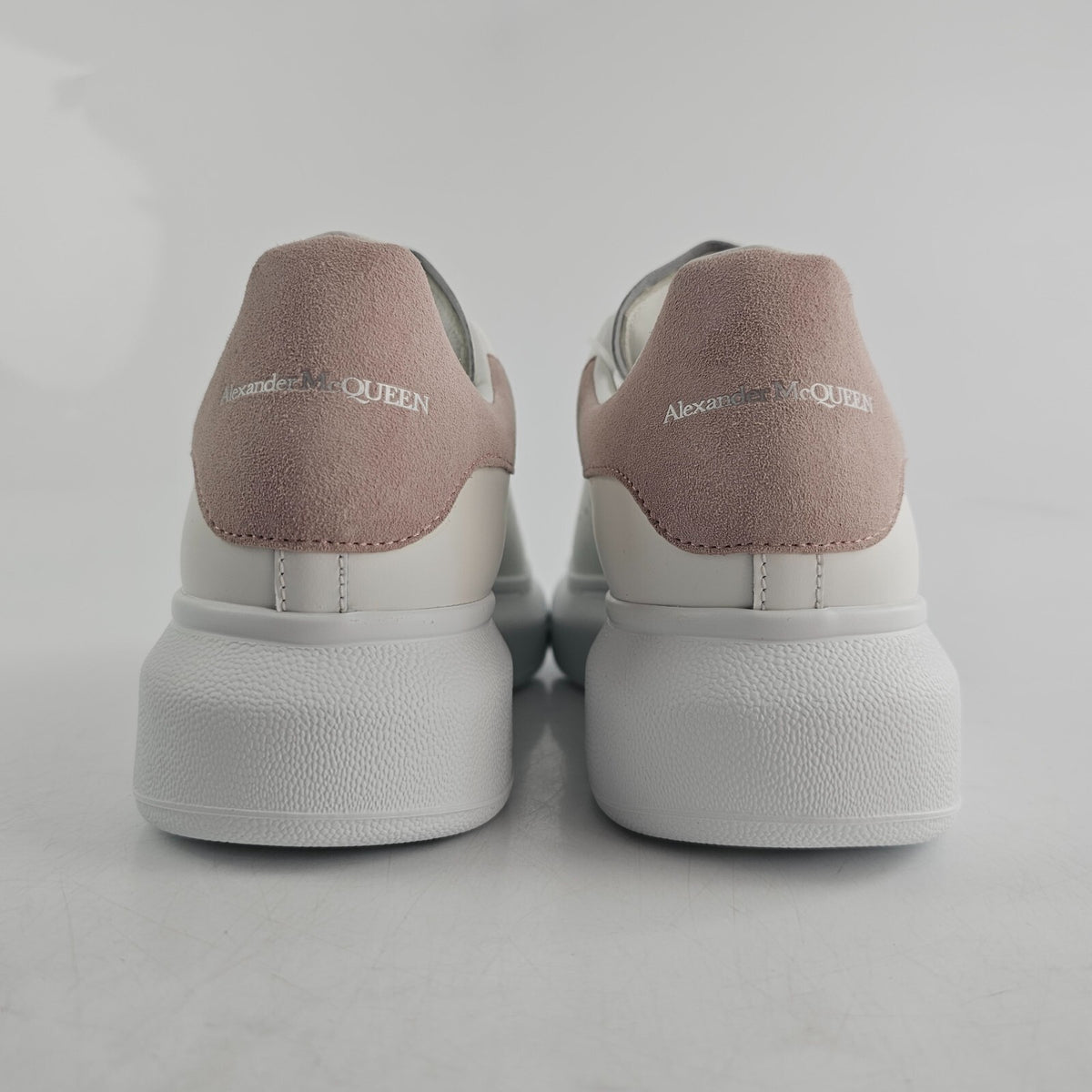 ALEXANDER MCQUEEN Oversized Women's White And Pink Sneakers New