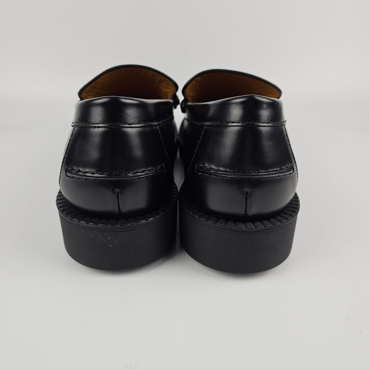 GUCCI $1250 Men's Black Leather With Horsebit Loafers New & Authentic