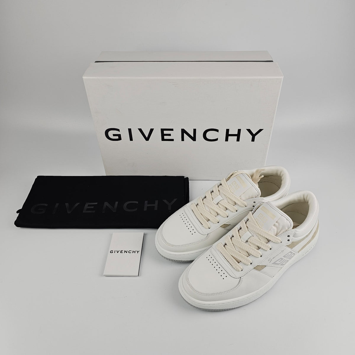 GIVENCHY G Move White Sneakers New & Authentic