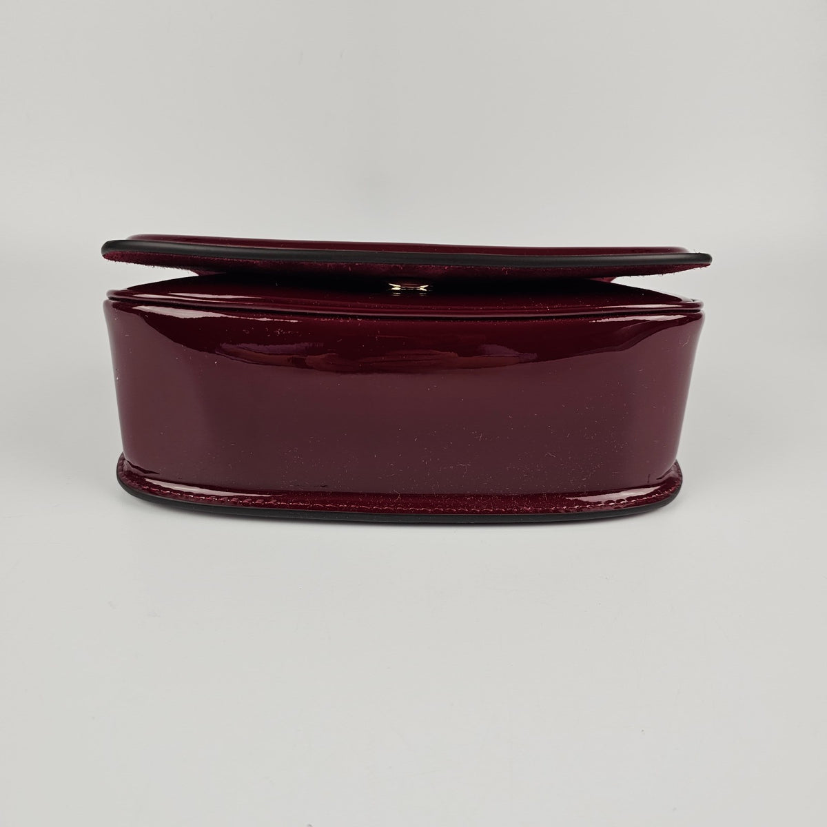 GUCCI Blondie Small $3450 Rosso Ancora Red Patent Leather Shoulder Bag New