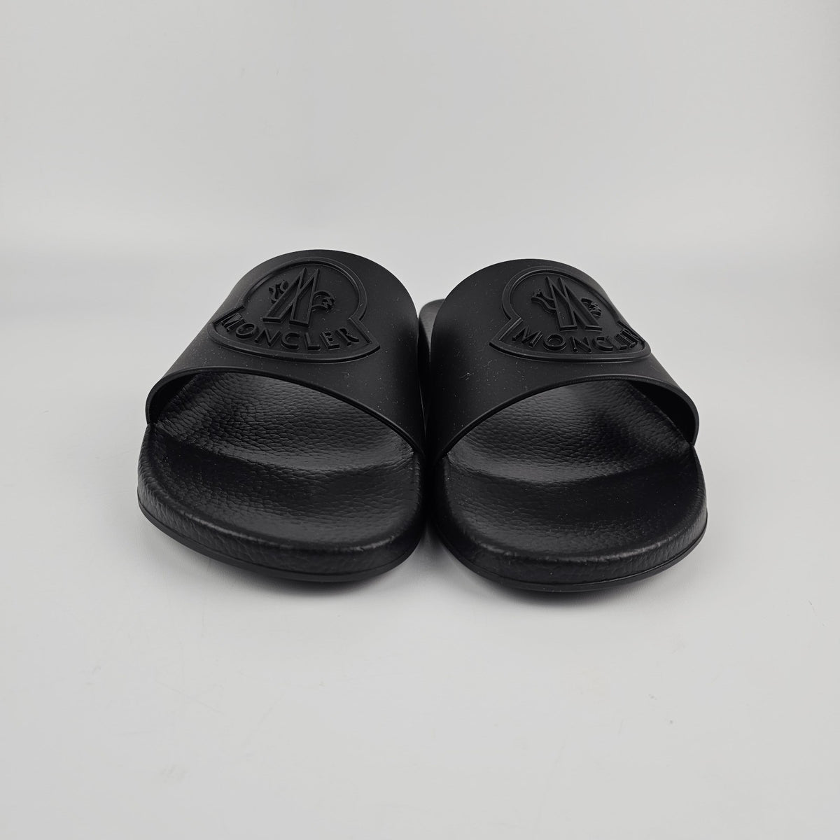 MONCLER Men's Black Slides New