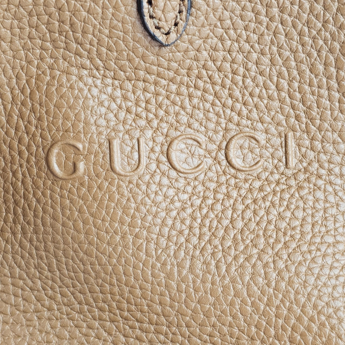 GUCCI Totissima Large $2800 Brown Leather Tote Bag New & Authentic