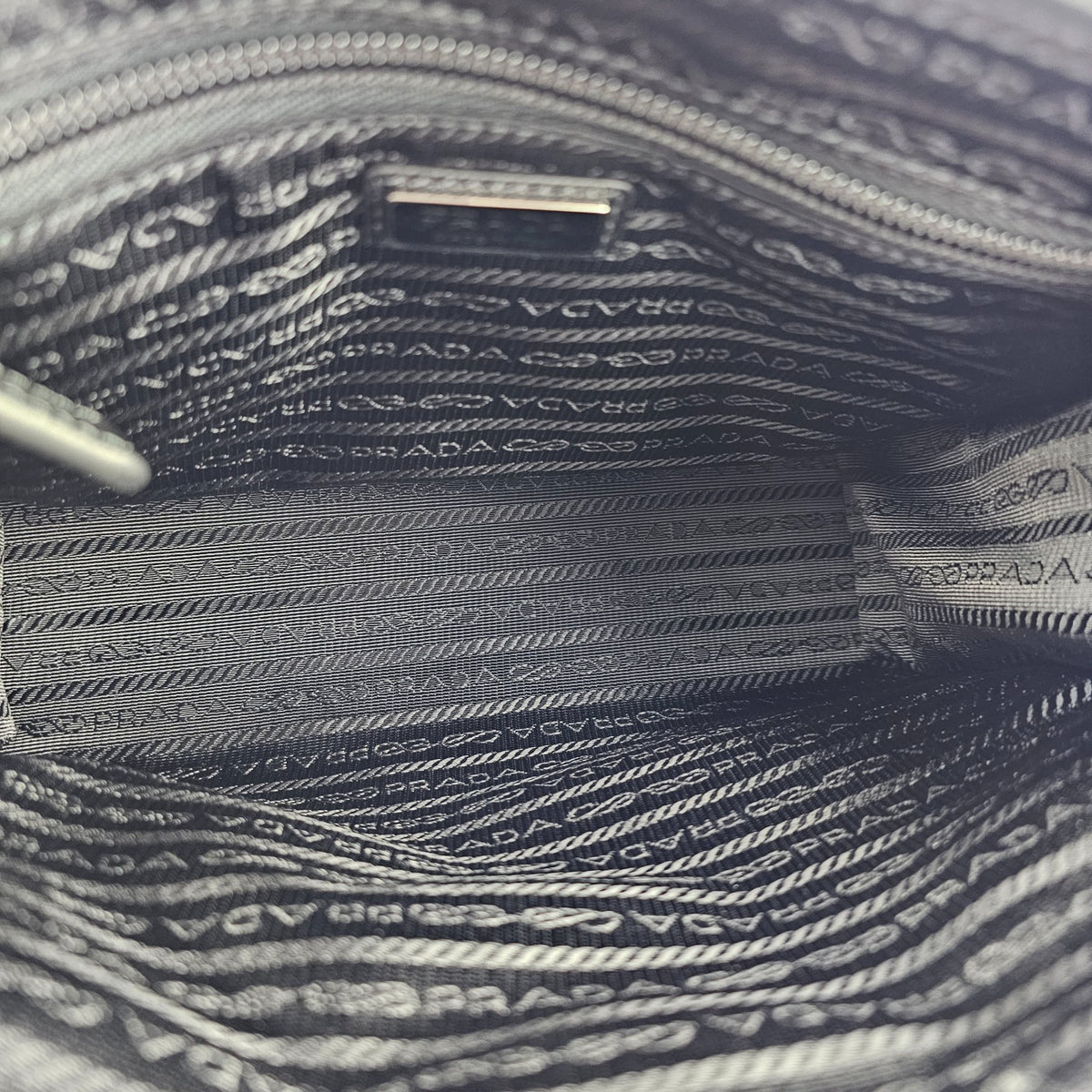 PRADA $950 Re-Nylon and Saffiano leather necessaire Bag New And Authentic