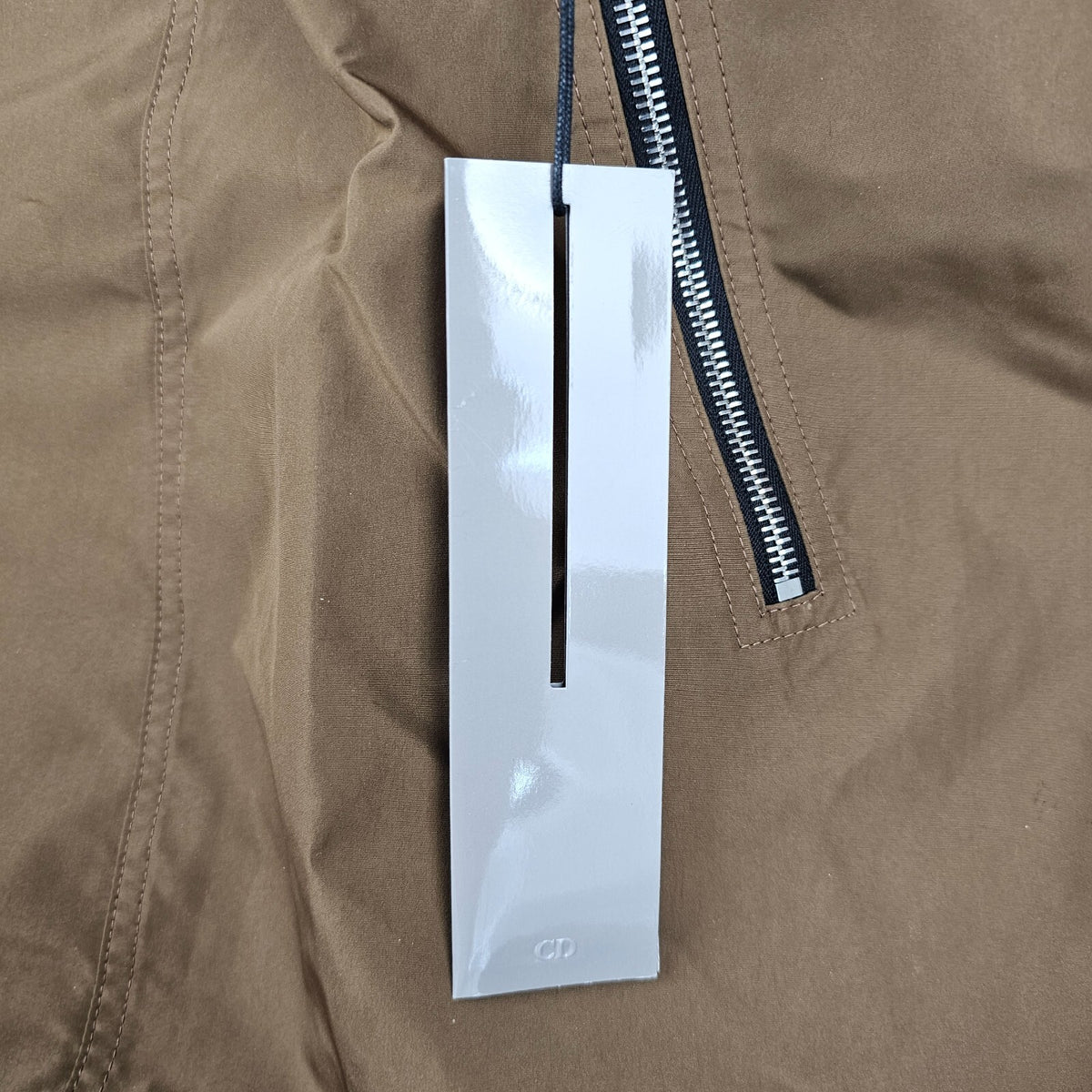 Dior Homme Beige Oversized Hooded Nylon Parka New Size IT52/L
