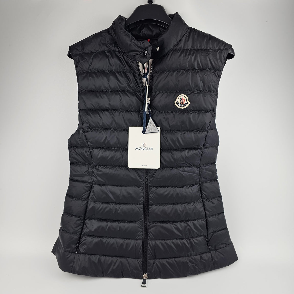 MONCLER Igens Women's Black Down Vest New