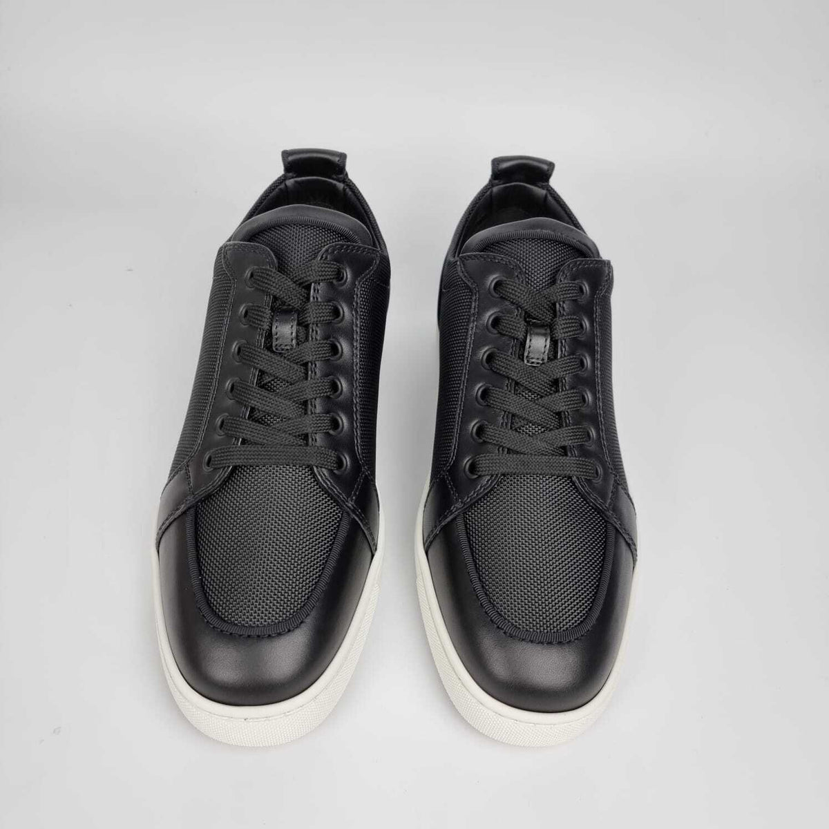 CHRISTIAN LOUBOUTIN Rantulow Black Sneakers New 40.5