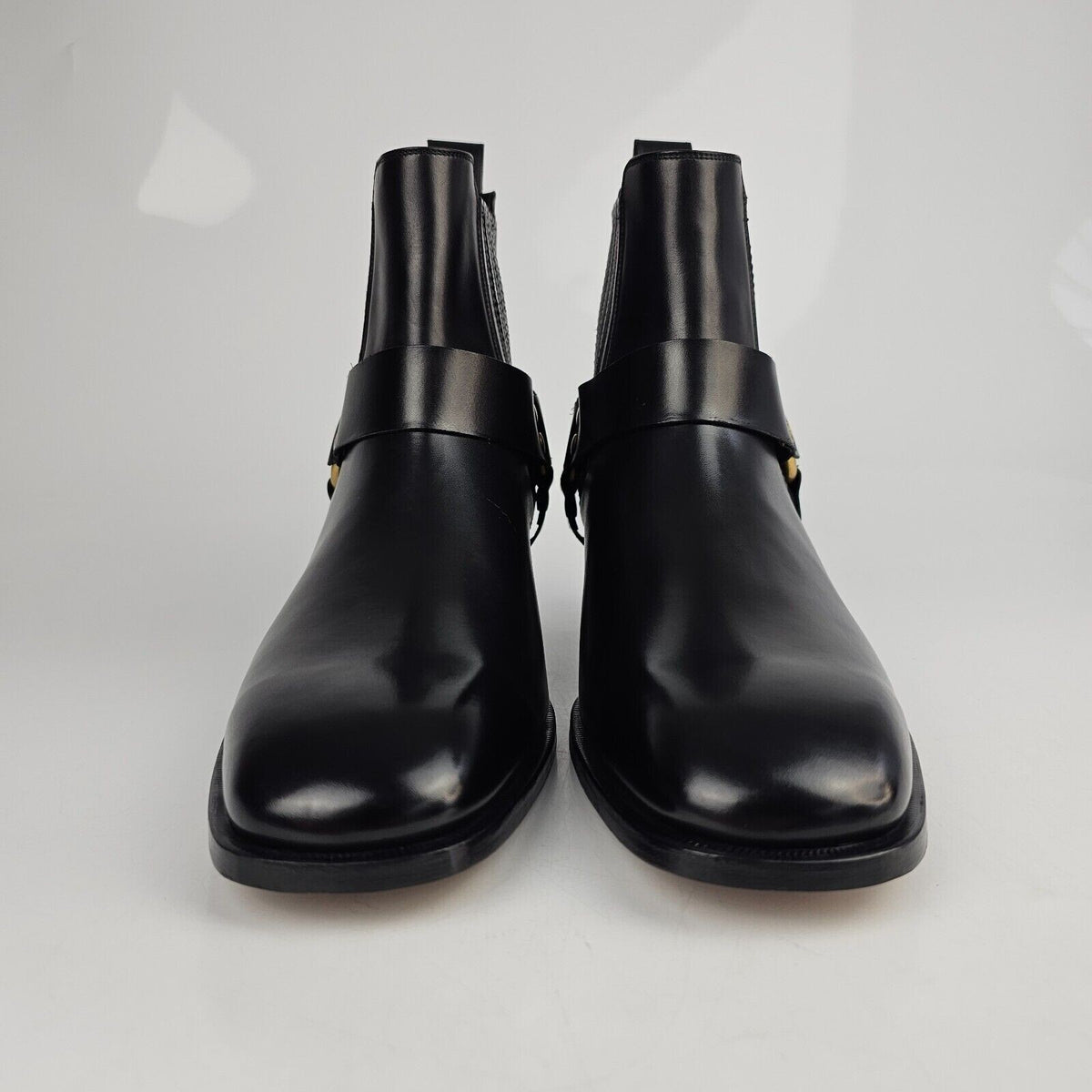 TOM FORD Burnished Rupert Jodhpur Black Leather Boots New Size US 6 EU 39