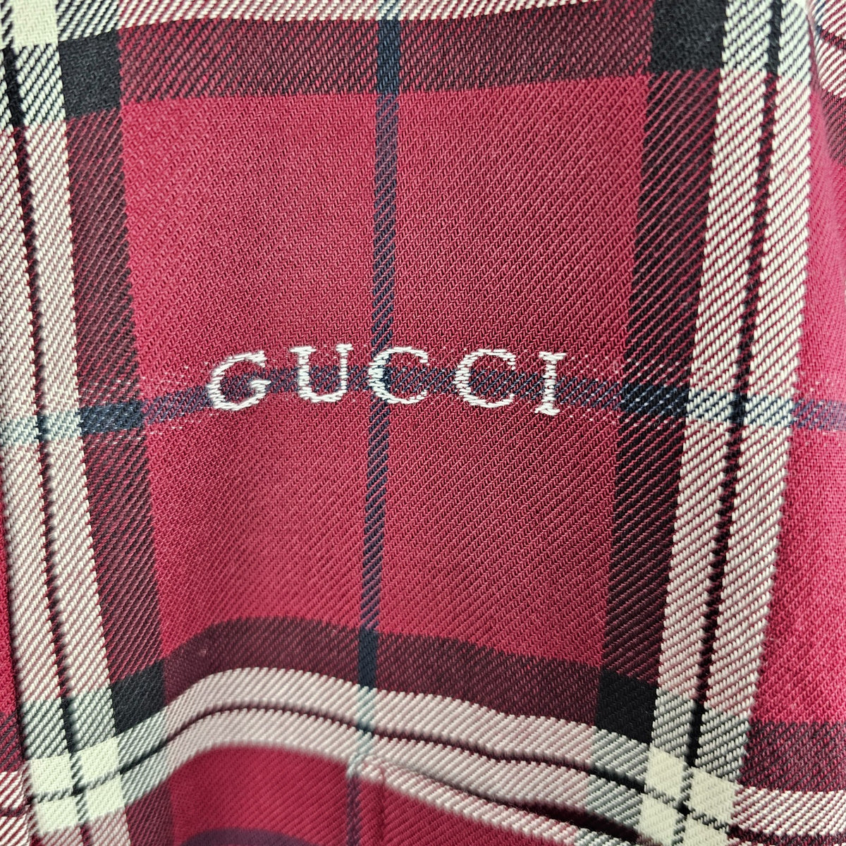 GUCCI $1550 Multicolor Tartan shirt New & Authentic