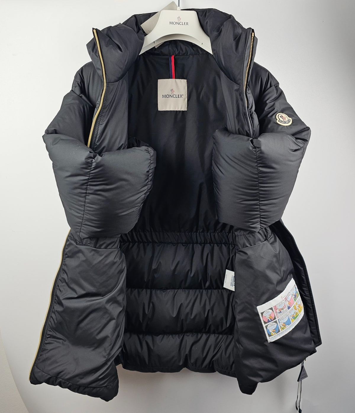 MONCLER Brossette $1720 Women's Black Down Jacket New