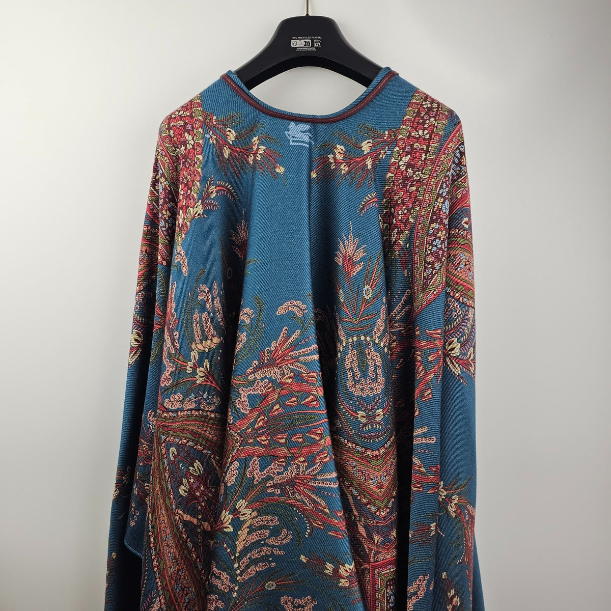ETRO Multicolor Wool Cape