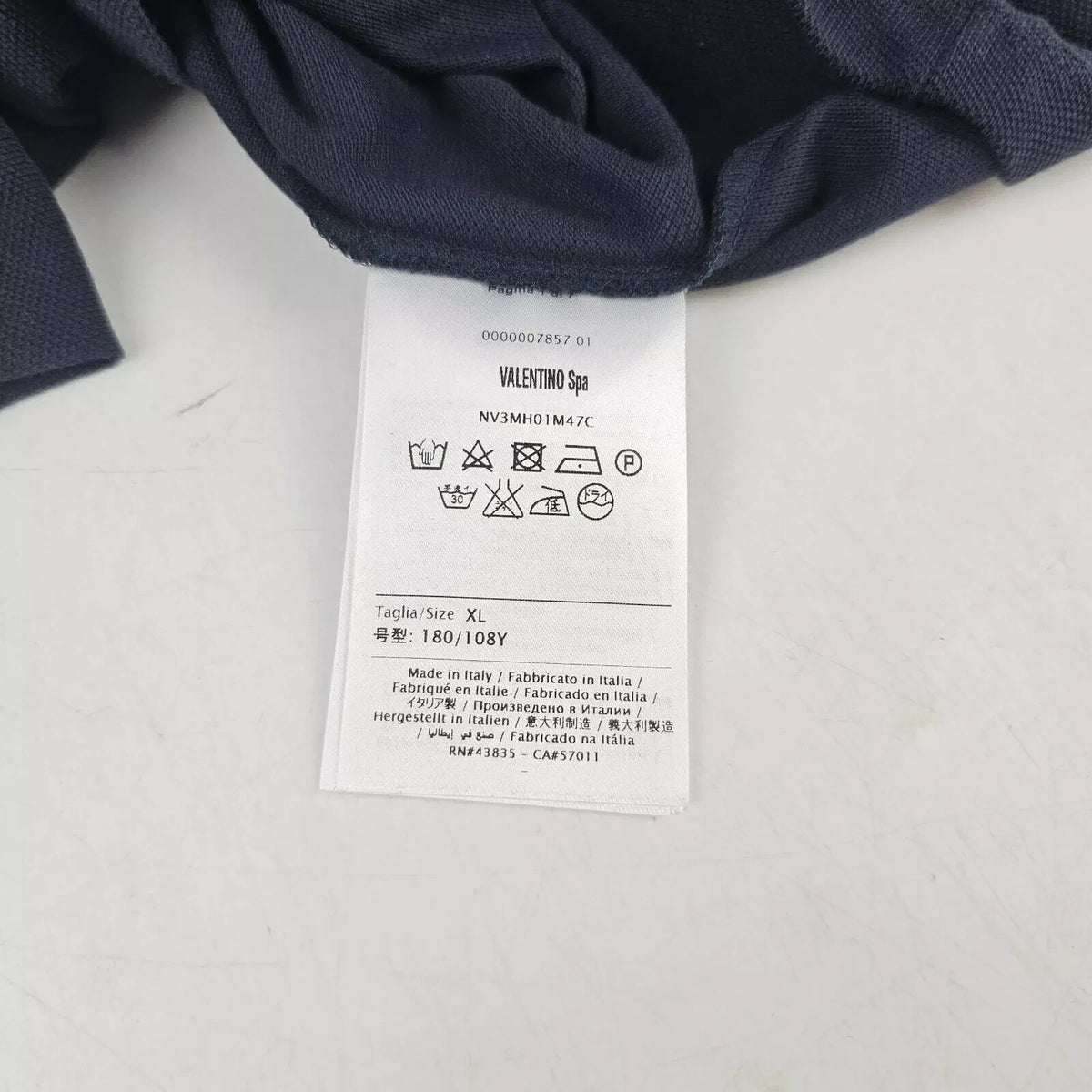 Valentino Men's Blue Polo Shirt New Size XL