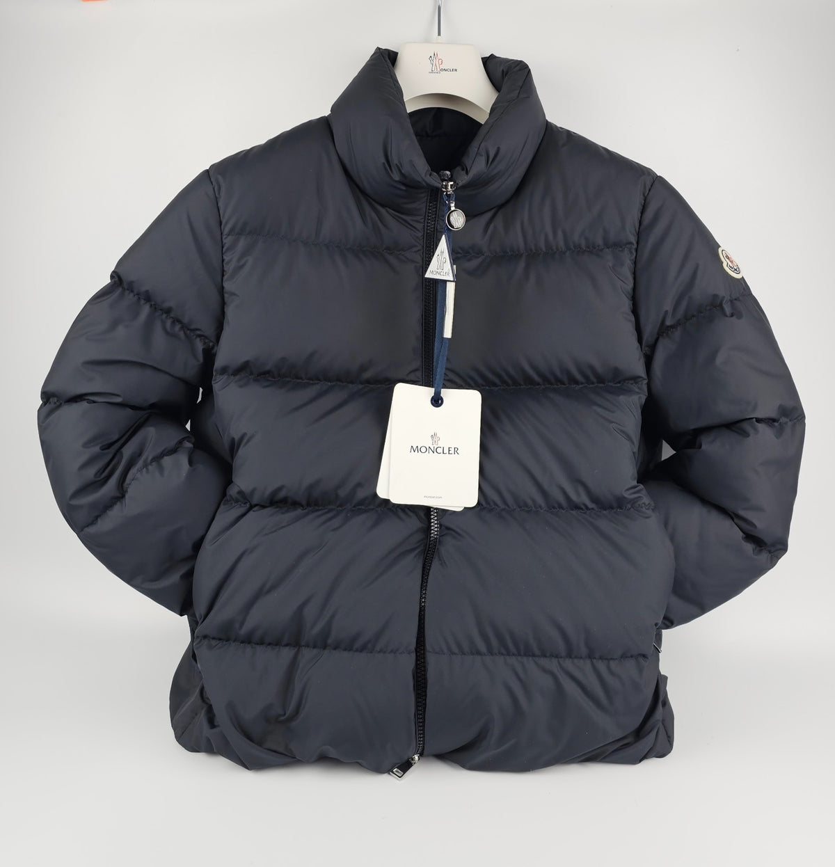 MONCLER Mauzun $1680 Women's Navy Down Jacket New